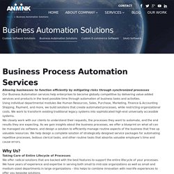 Business Automation Solutions and Services - Animink