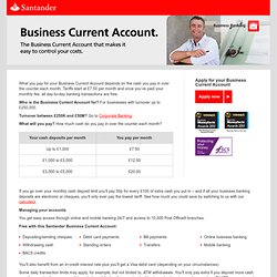 Business Banking – Business Current Accounts