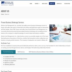 Business Brokerage Services In Atlanta Georgia