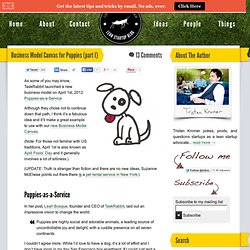 Business Model Canvas for Puppies (part I) by