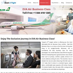 Eva Air Business Class