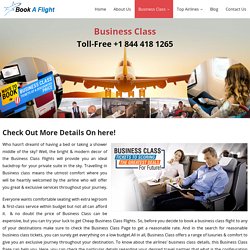 Business Class Flights