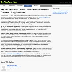 Are You a Business Owner? Here’s How Commercial Concrete Lifting Can Carve?
