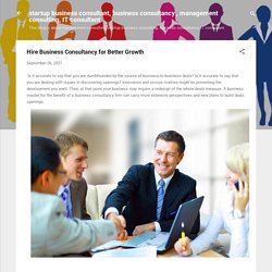Hire Business Consultancy for Better Growth