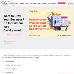 Want to Grow Your Business? Go for Custom Web Development