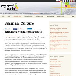 Business culture definition and business etiquette tips