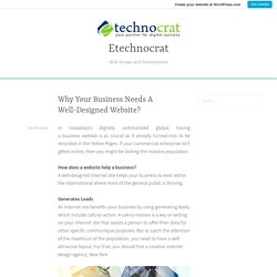 It's Time To Rely On Web Design Services - Etechnocrat