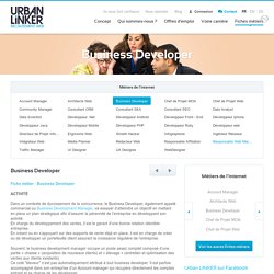 Fiche métier : Business Developer