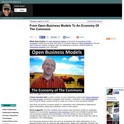 From Open Business Models To An Economy Of The Commons