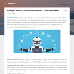 Reach your Business Goals Faster with Facebook Chatbot from NitroBots