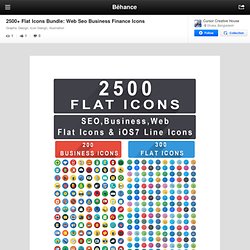 2500+ Flat Icons Bundle: Web Seo Business Finance Icons on Behance