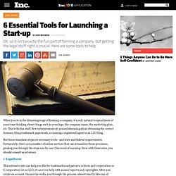 6 Online Legal & Business Tools for Forming a Company