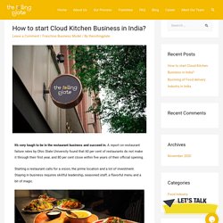 How to start Cloud Kitchen Business in India? - Food Franchise opportunity- Cloud kitchen business model