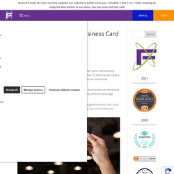 10 Tips: What Makes a Service Card Great?