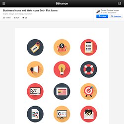 Business Icons and Web Icons Set - Flat Icons on Behance