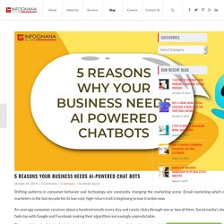 Why Business need AI Powered Chatbots