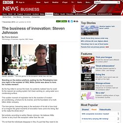 The business of innovation: Steven Johnson
