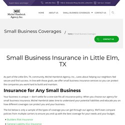 Small Business Insurance Services in Little Elm, TX