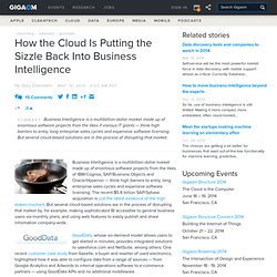 How the Cloud Is Putting the Sizzle Back Into Business Intelligence