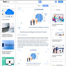 Top Business Intelligence Service Provider