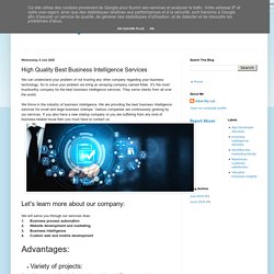 Kitek Pty Ltd: High Quality Best Business Intelligence Services