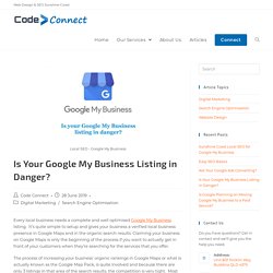 Is Your Google My Business Listing in Danger? - Code Connect