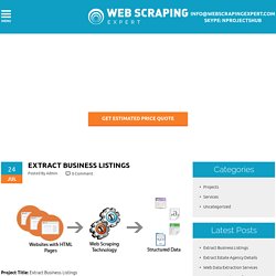 Extract Business Listings