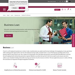 Business Loan - Apply For Business Loan Online