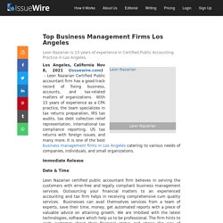 Top Business Management Firms Los Angeles