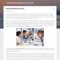 Best Business Management Courses