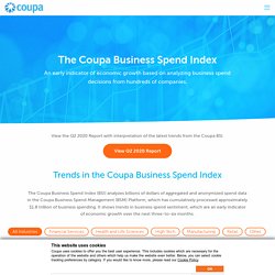 Coupa Business Spend Index - Early Indicator of Economic Growth Based on Analyzing Business Spend Decisions
