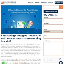 Business Marketing Strategies That Would Help During Covid-19