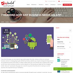 Business Mobile App, Mobile Applications
