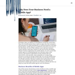Why Does Your Business Need a Mobile App?
