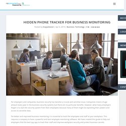 Hidden Phone Tracker for Business Monitoring - North East Connected