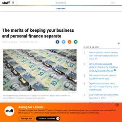 The merits of keeping your business and personal finance separate