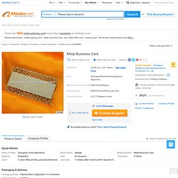 Metal Business Card products, buy Metal Business Card products from alibaba