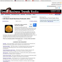 100 Best Small Business Podcasts 2011