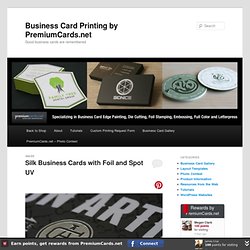 Business Card Printing by PremiumCards.net