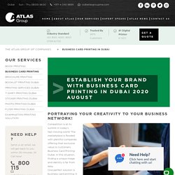 Business Card Printing Dubai