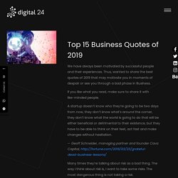 Top 15 Business Quotes of 2019