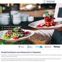 Business Finance for Restaurants in London