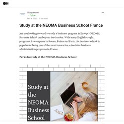 Study at the NEOMA Business School France