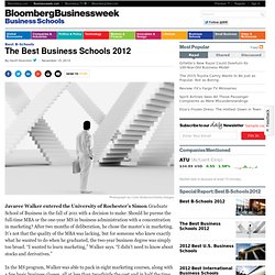 The Best Business Schools 2012