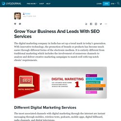 Grow Your Business And Leads With SEO Services: fixdax — LiveJournal