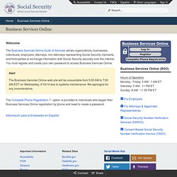 Social Security Online