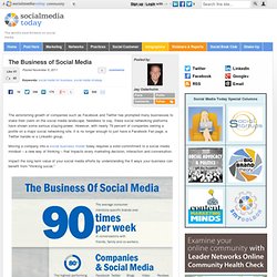 The Business of Social Media
