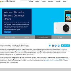 Start Up, Small Business and Medium Business software - Microsoft Business Centre