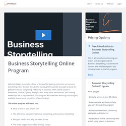 Business Storytelling Online Program