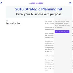 2018 Small Business Strategic Planning Guide